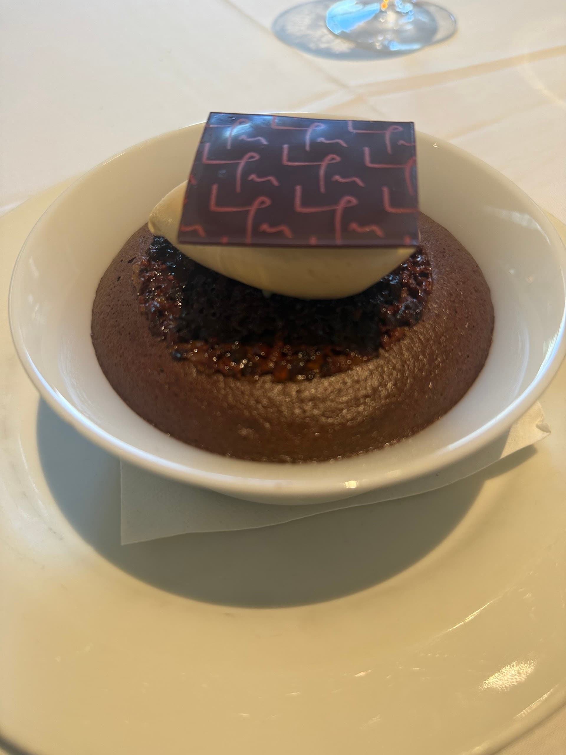 Decadent dessert at LPM Restaurant & Bar in Miami