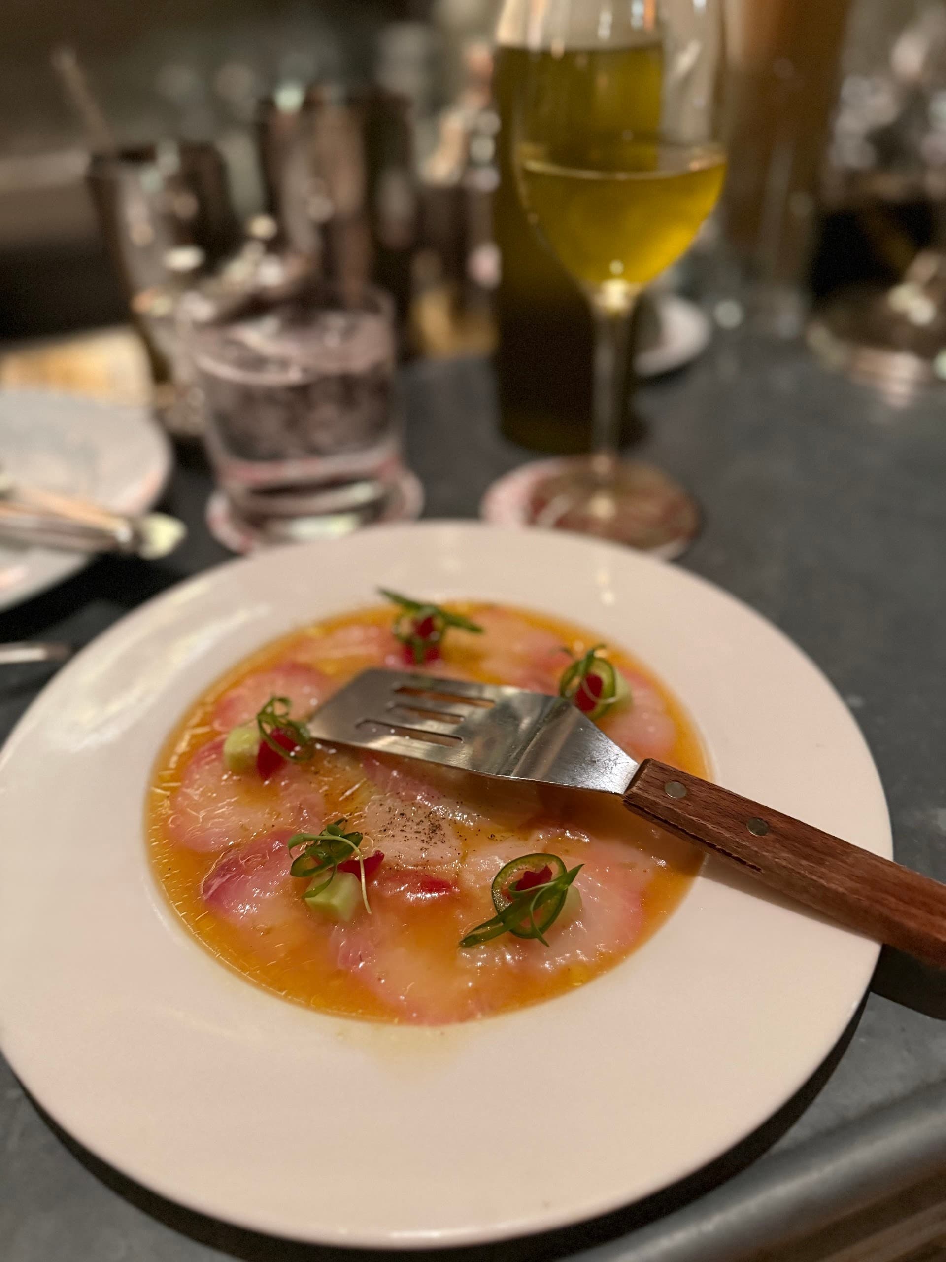 Sashimi dish at LPM Restaurant & Bar in Miami