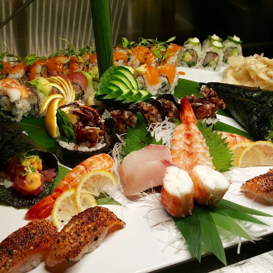 Sushi platter at Lure Fishbar in Miami Beach