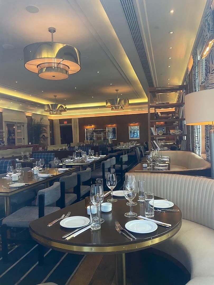 Lure Fishbar interior dining scene in Miami Beach