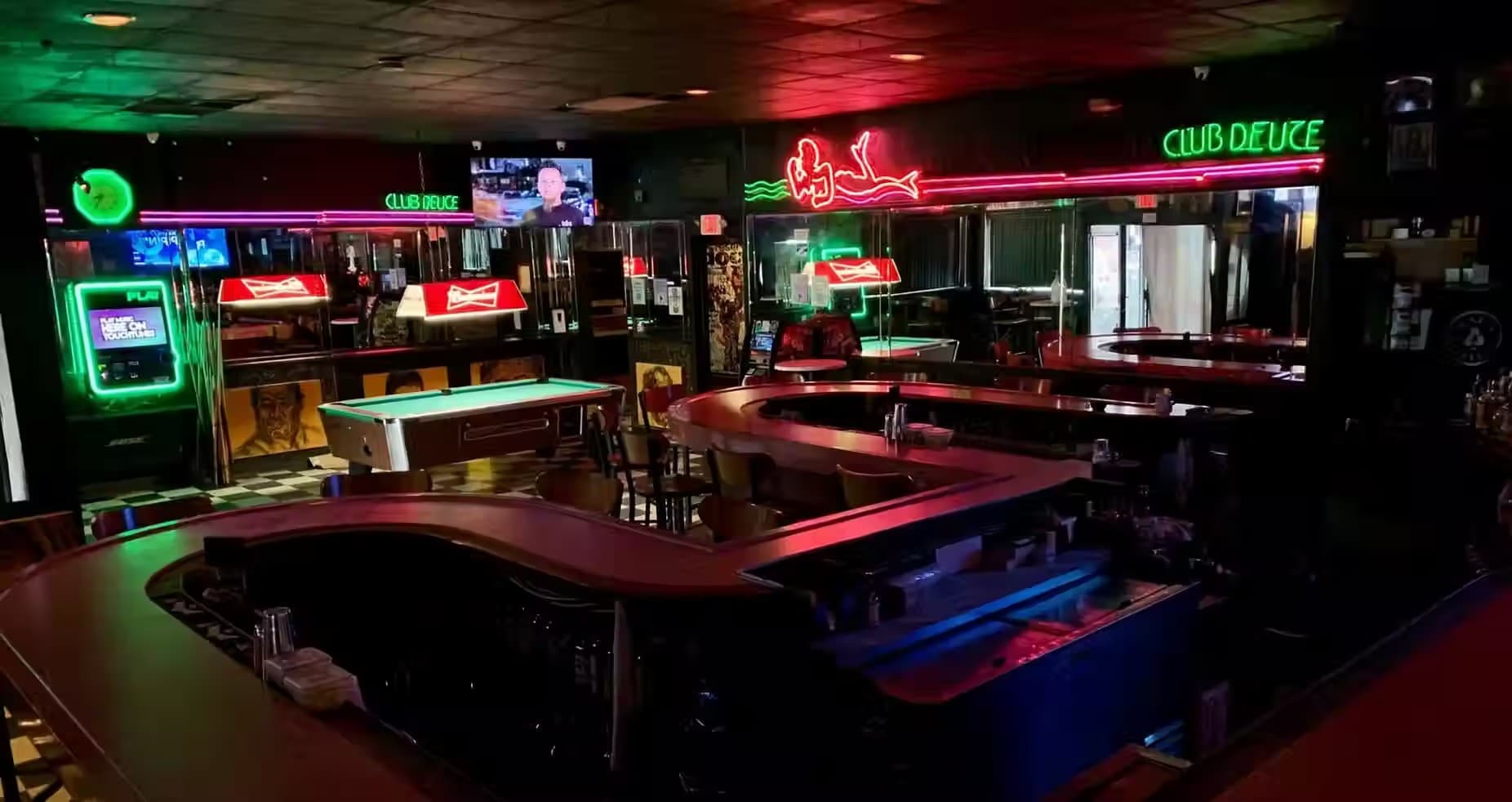 Mac's Club Deuce bar interior Miami Beach