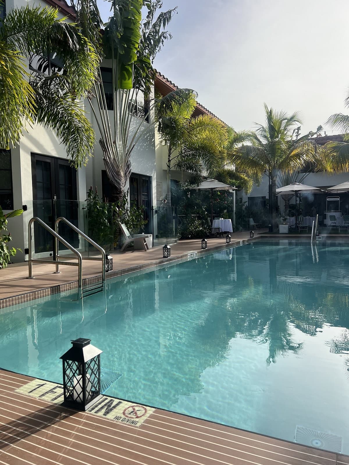 Maison Felix pool area in Miami Beach