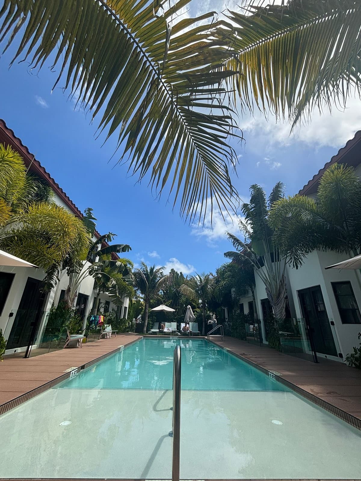 Maison Felix hotel pool area in Miami Beach