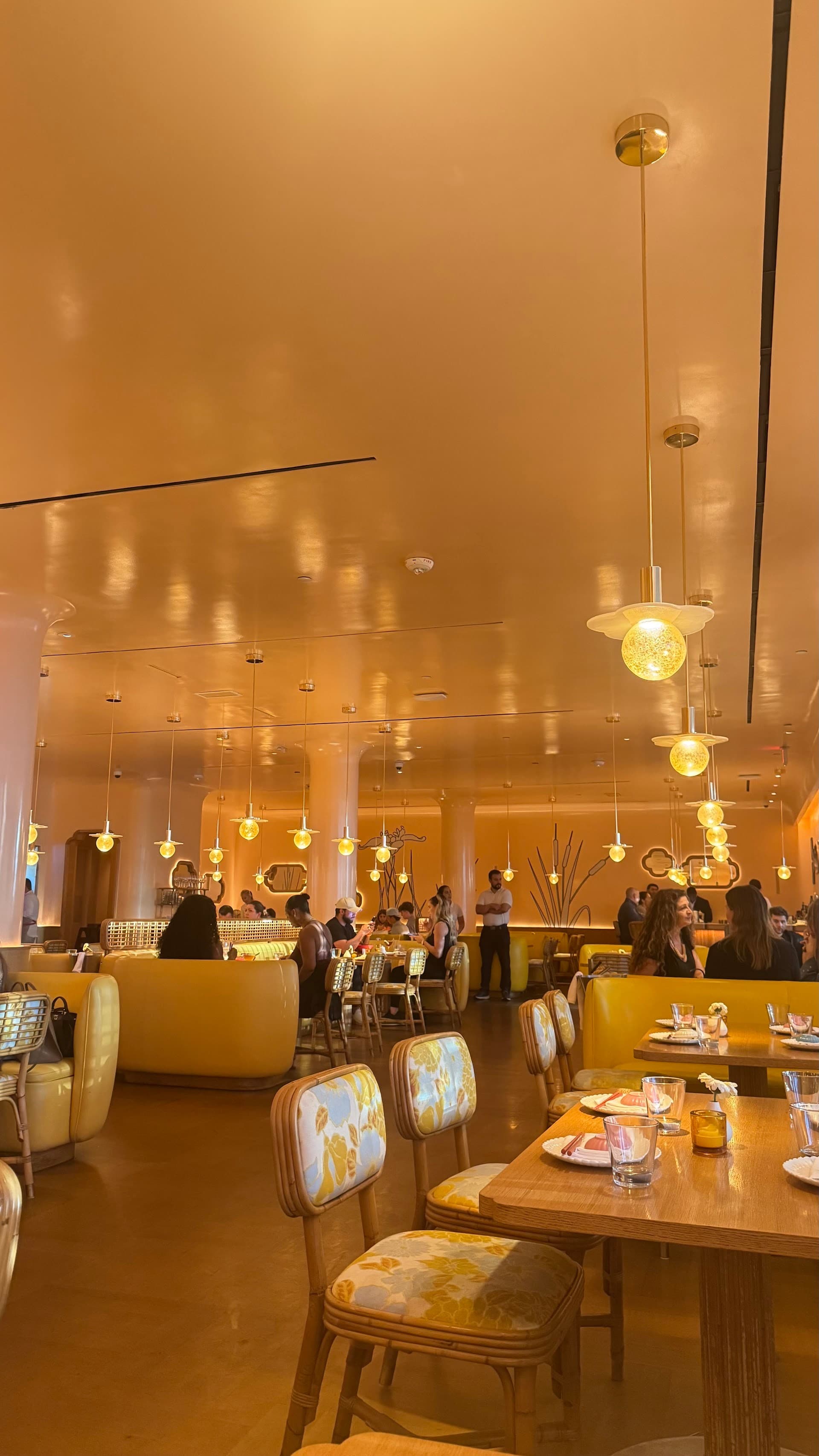 Interior view of Makoto restaurant in Miami Beach