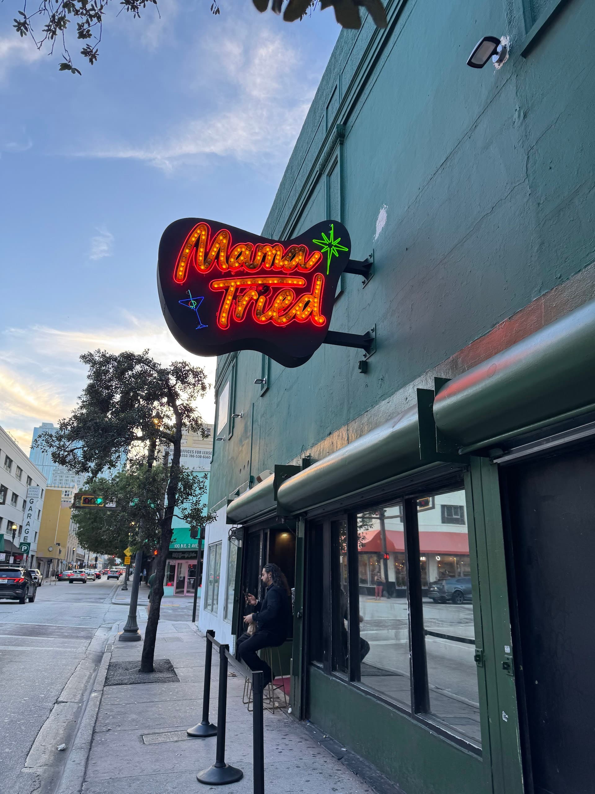 Mama Tried restaurant sign in Miami