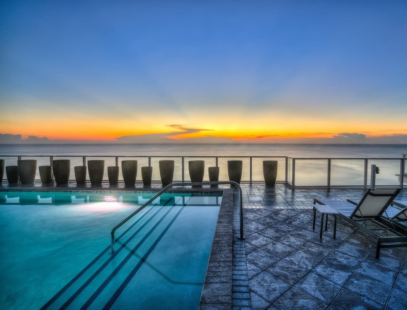 Stunning sunset view at Margaritaville Hollywood Beach Resort