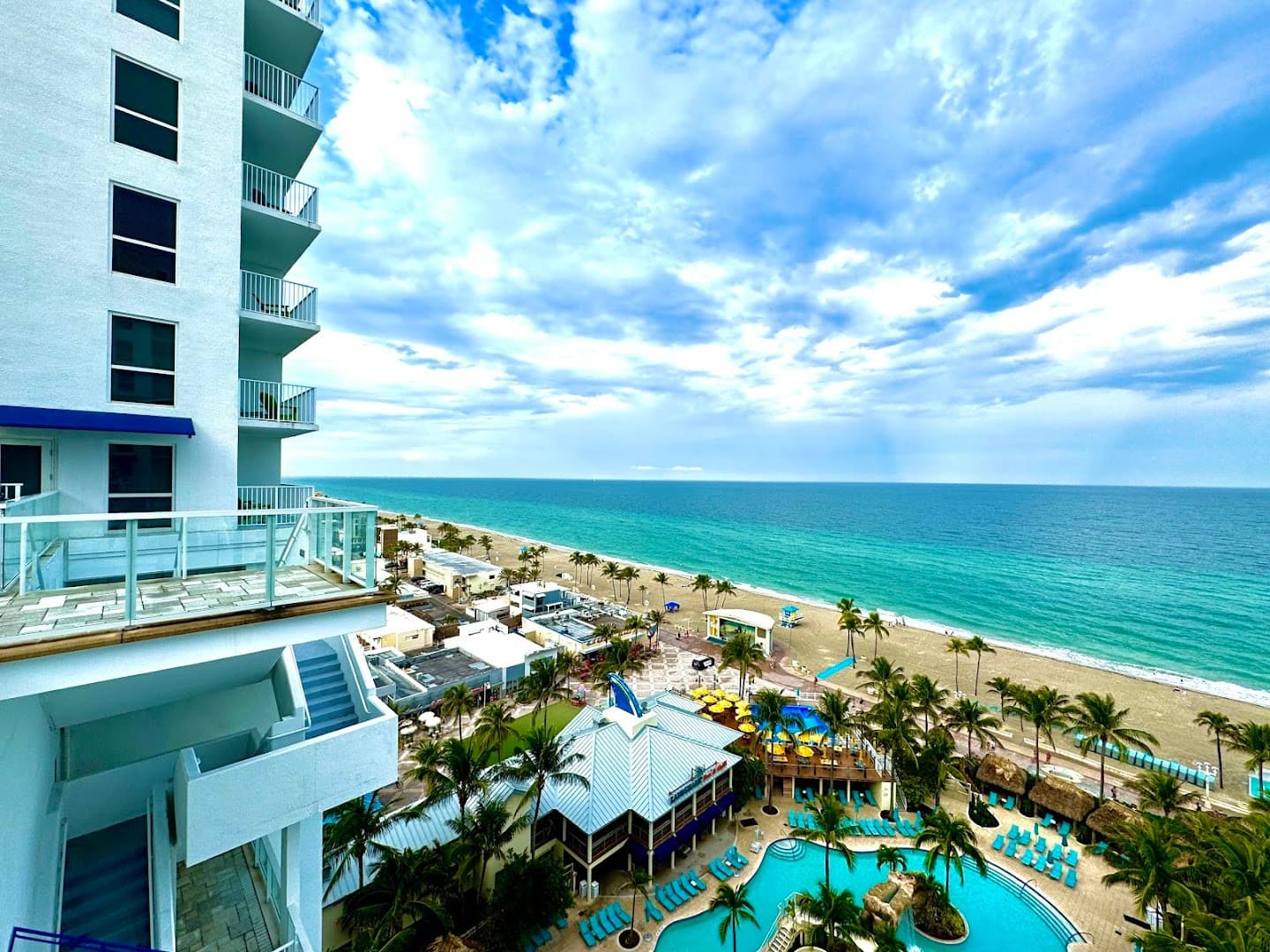 Ocean view from Margaritaville Hollywood Beach Resort