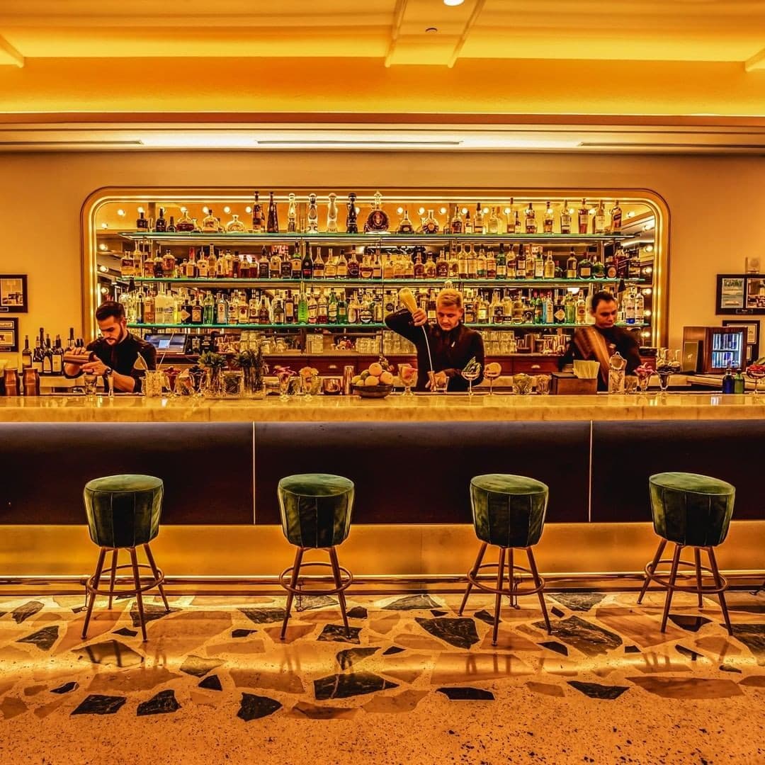 Bar area at Marion Miami in vibrant Miami