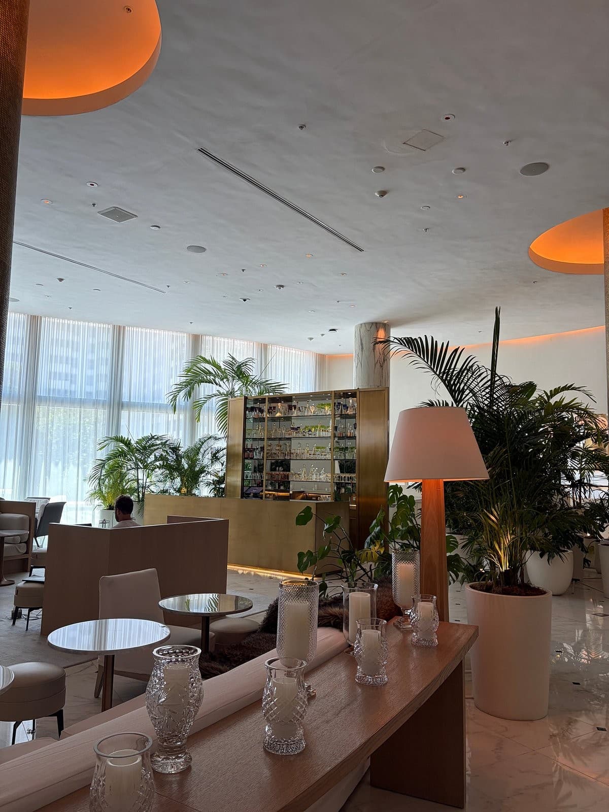 Stylish interior of Market at The Miami Beach EDITION