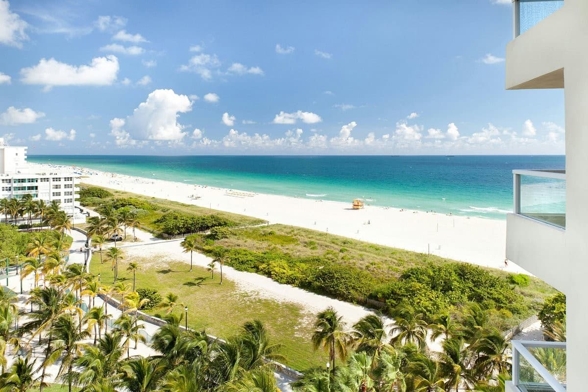 Scenic view from Marriott Stanton South Beach, Miami Beach