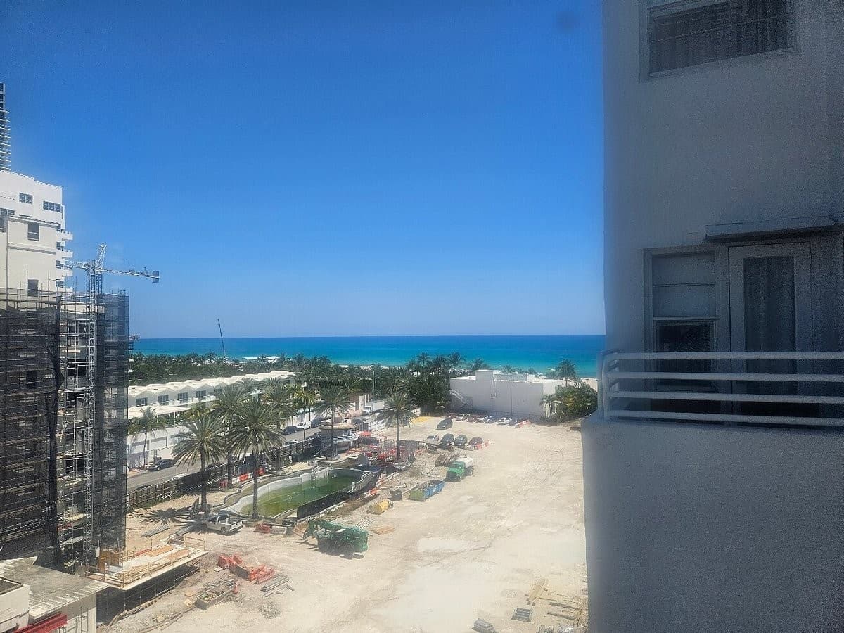 Scenic view from Marseilles Beachfront Hotel in Miami Beach