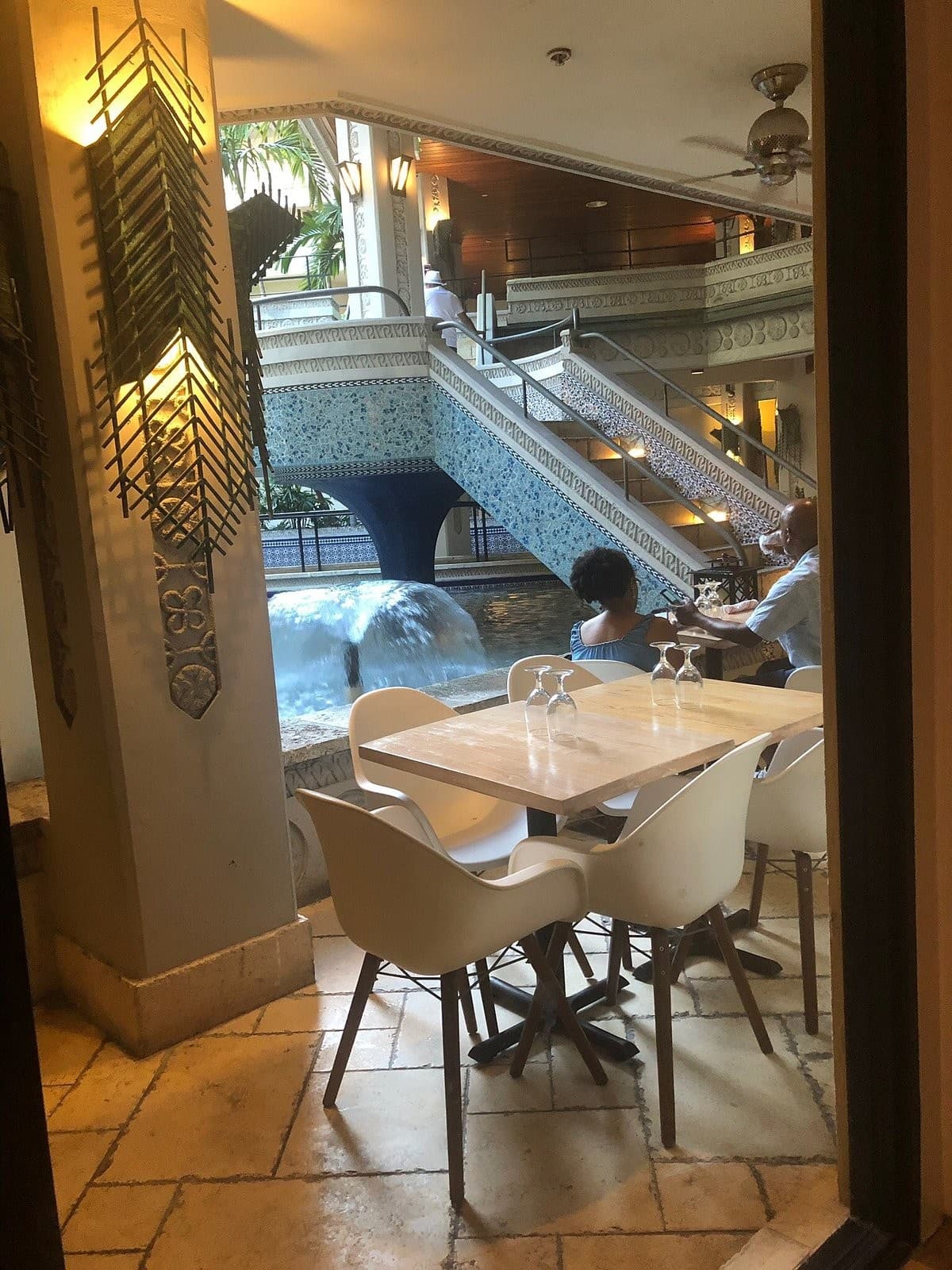 Mayfair Grill interior dining scene in Miami