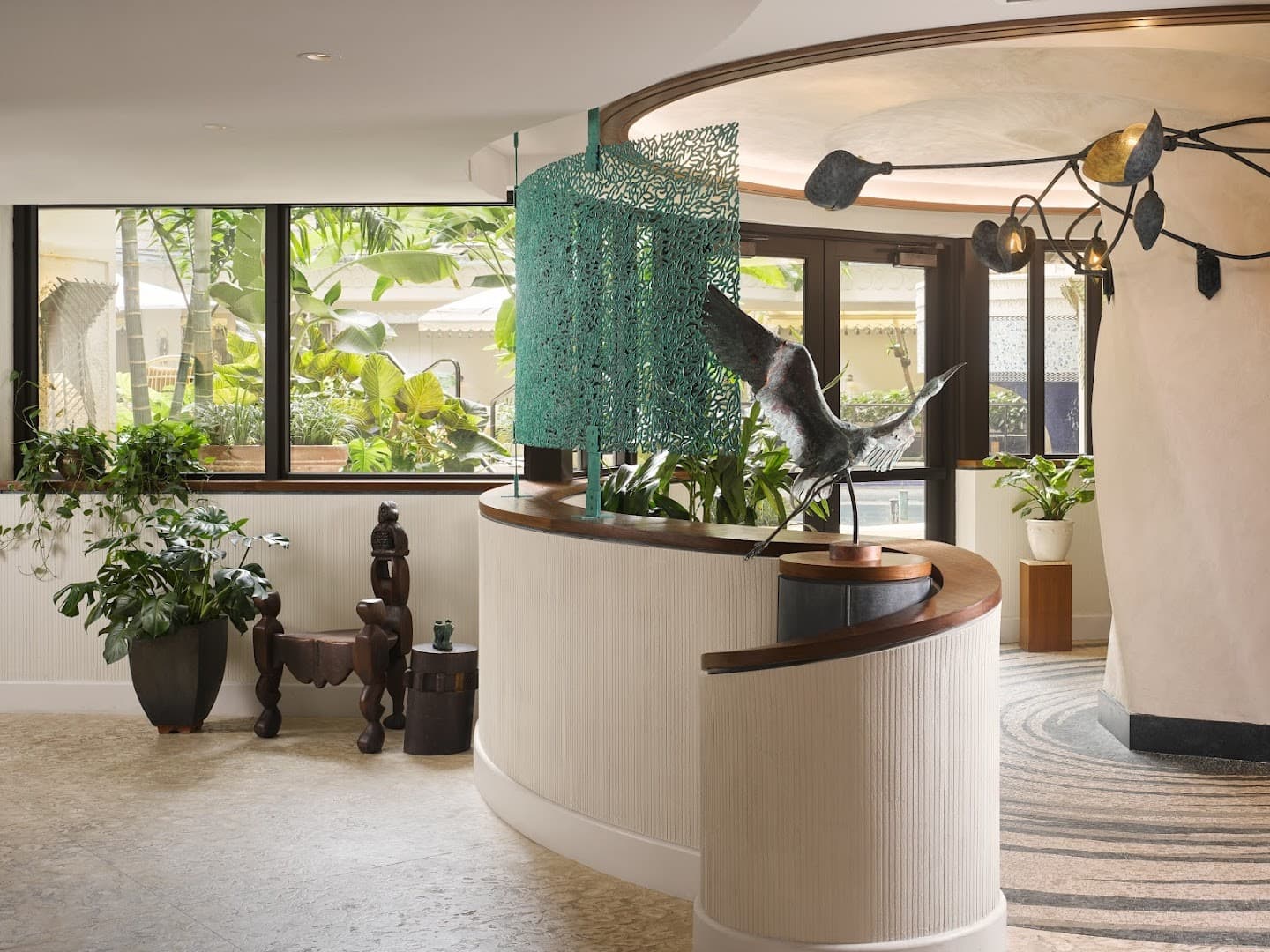 Mayfair House Hotel & Garden lobby in Miami