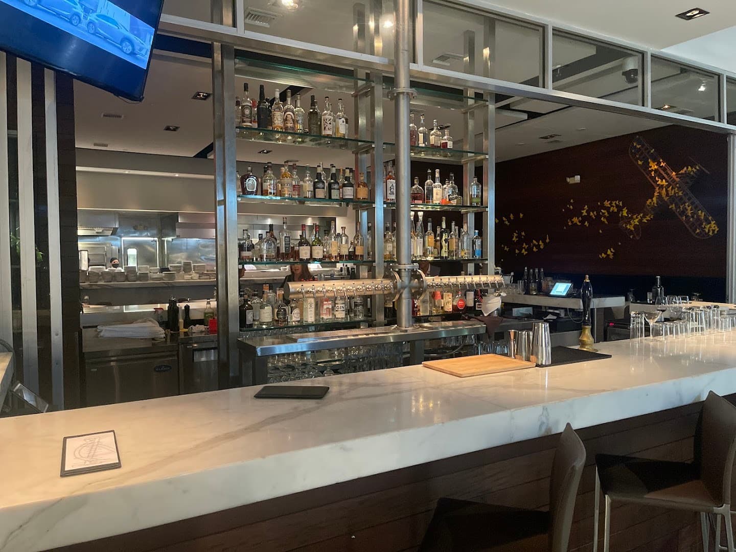 Bar area at MC Kitchen in Miami