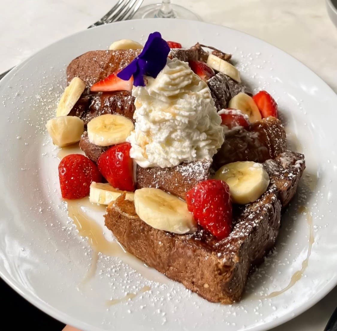 Delicious french toast at MC Kitchen in Miami