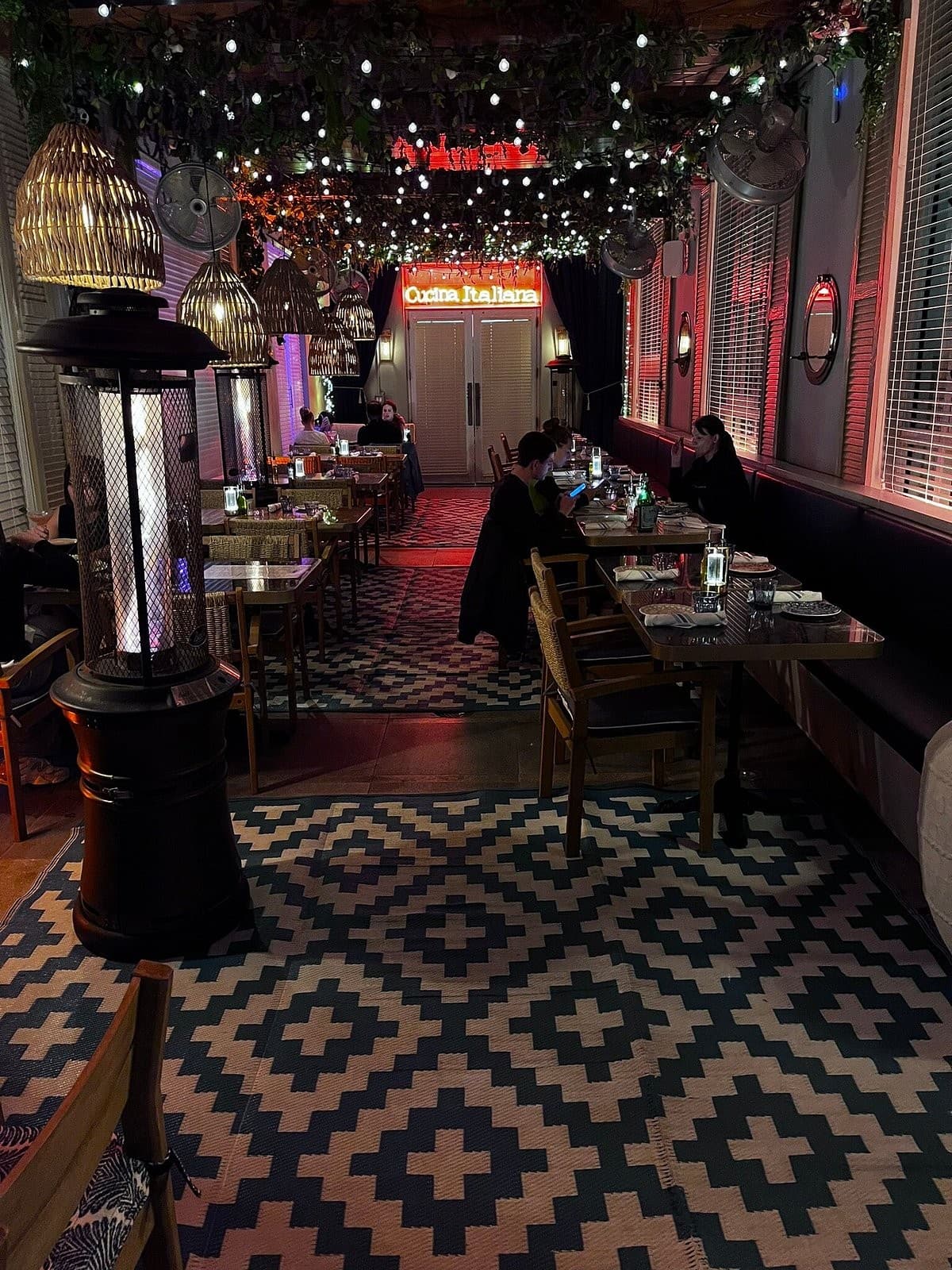 Interior view of Mercato Ocean Drive in Miami Beach