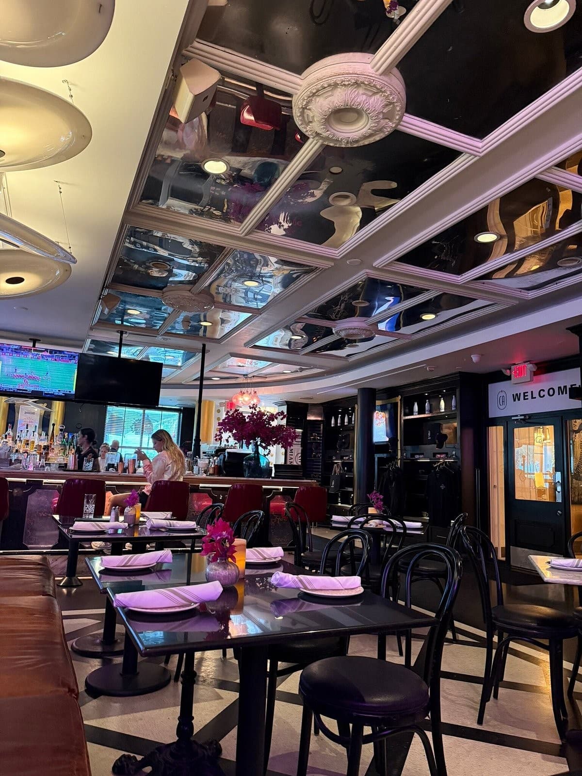 Interior view of Mercato Ocean Drive in Miami Beach