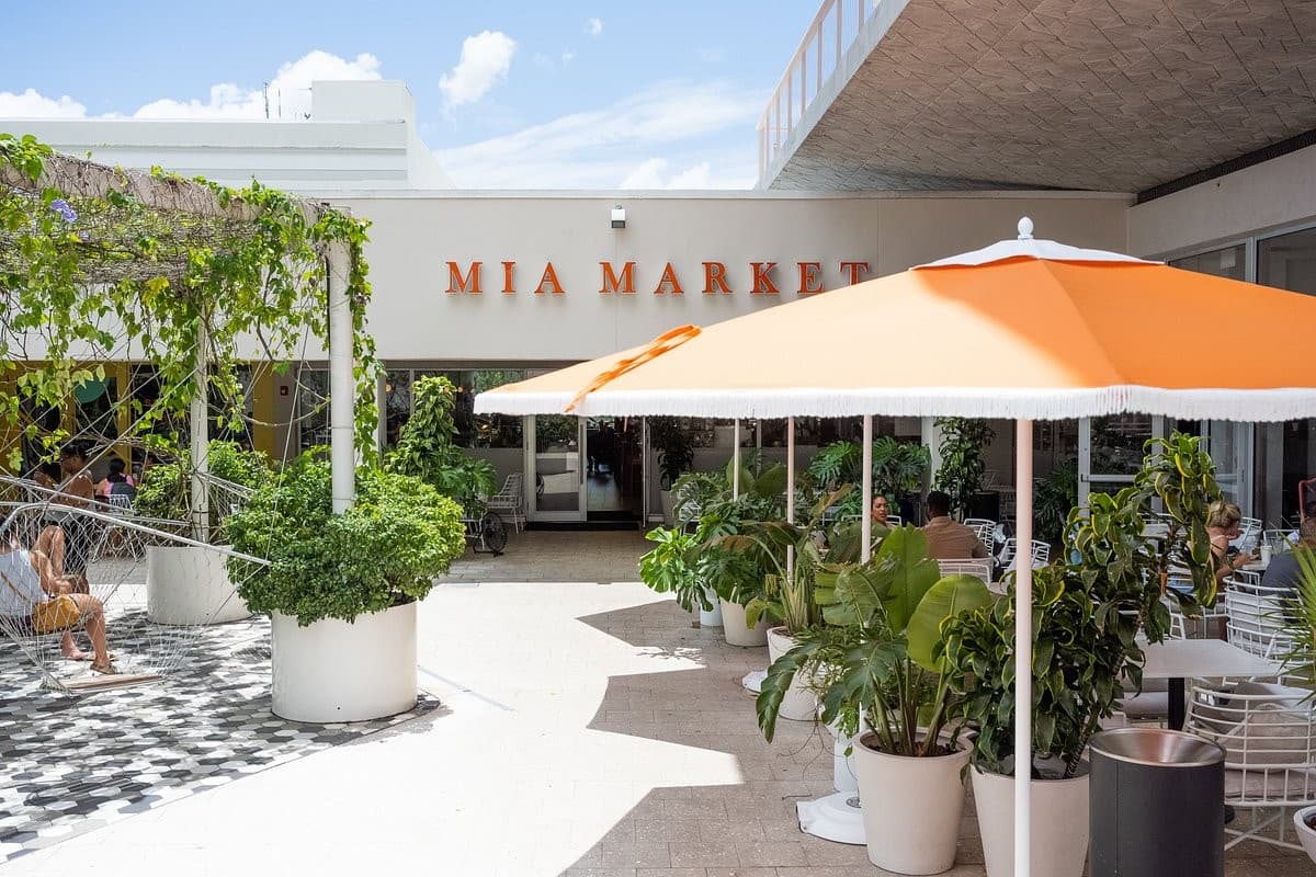 Mia Market Food Hall exterior view in Miami