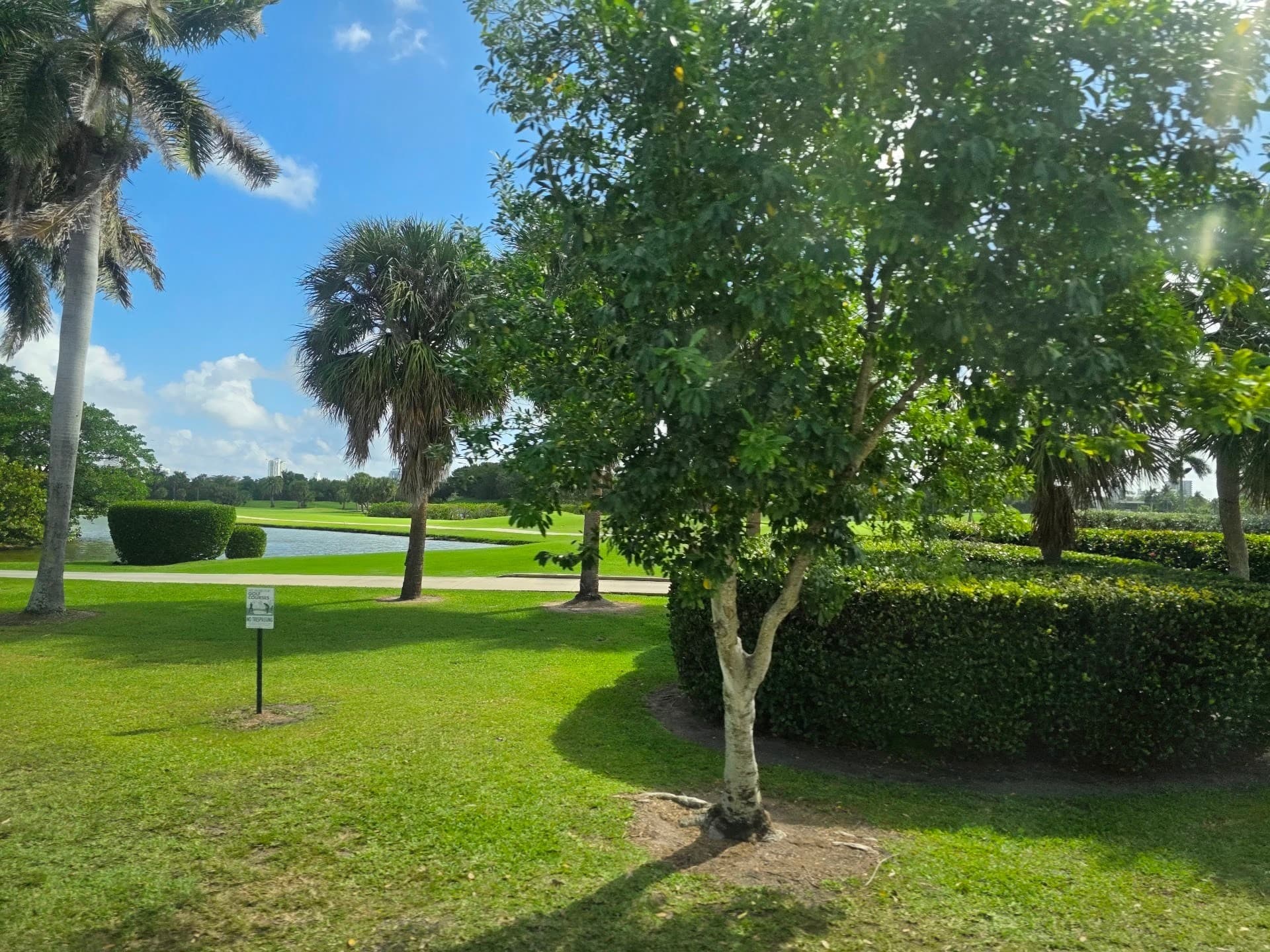 Miami Beach Golf Club exterior view with lush greenery