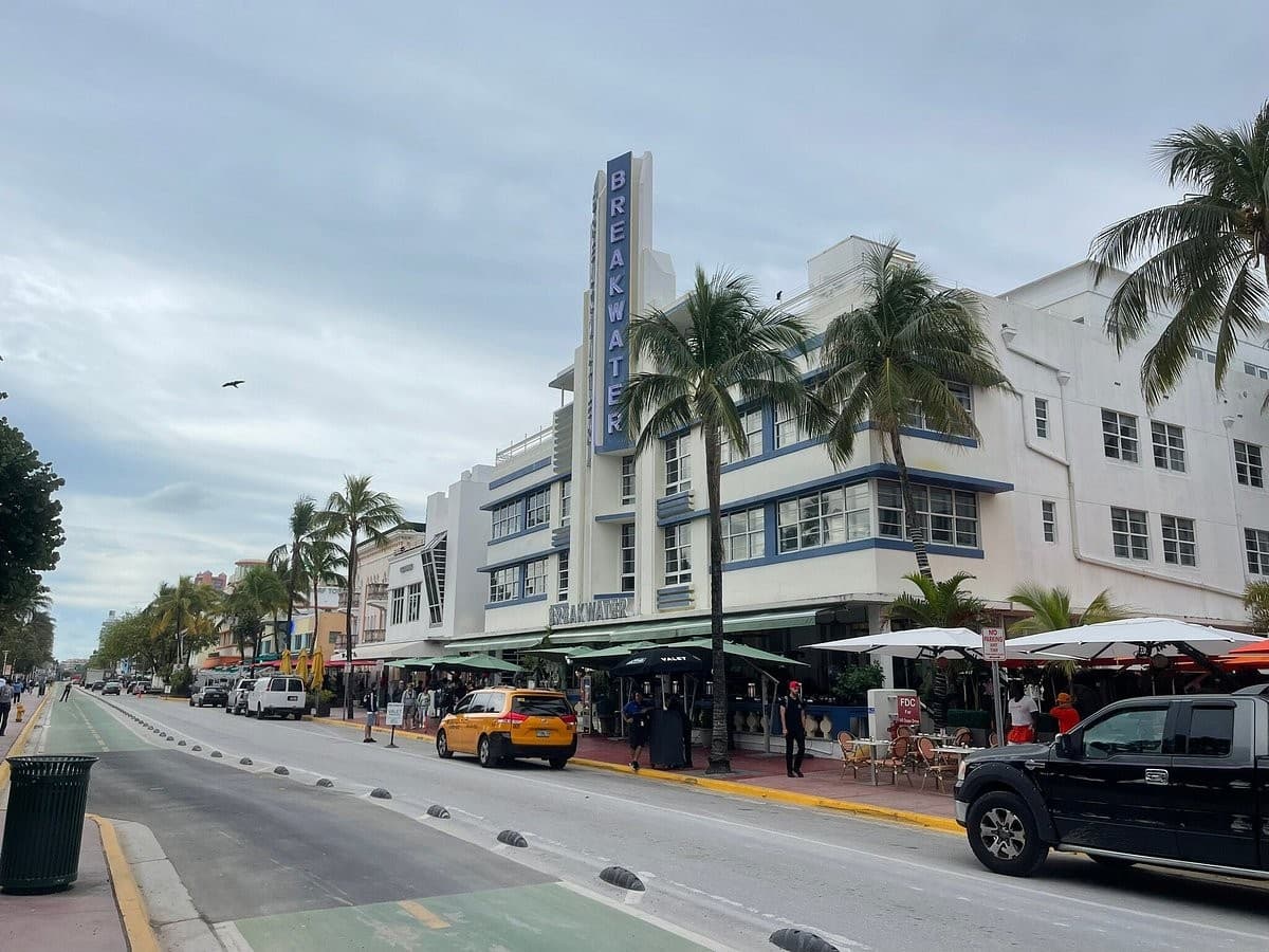 Breakwater Hotel in Miami Beach