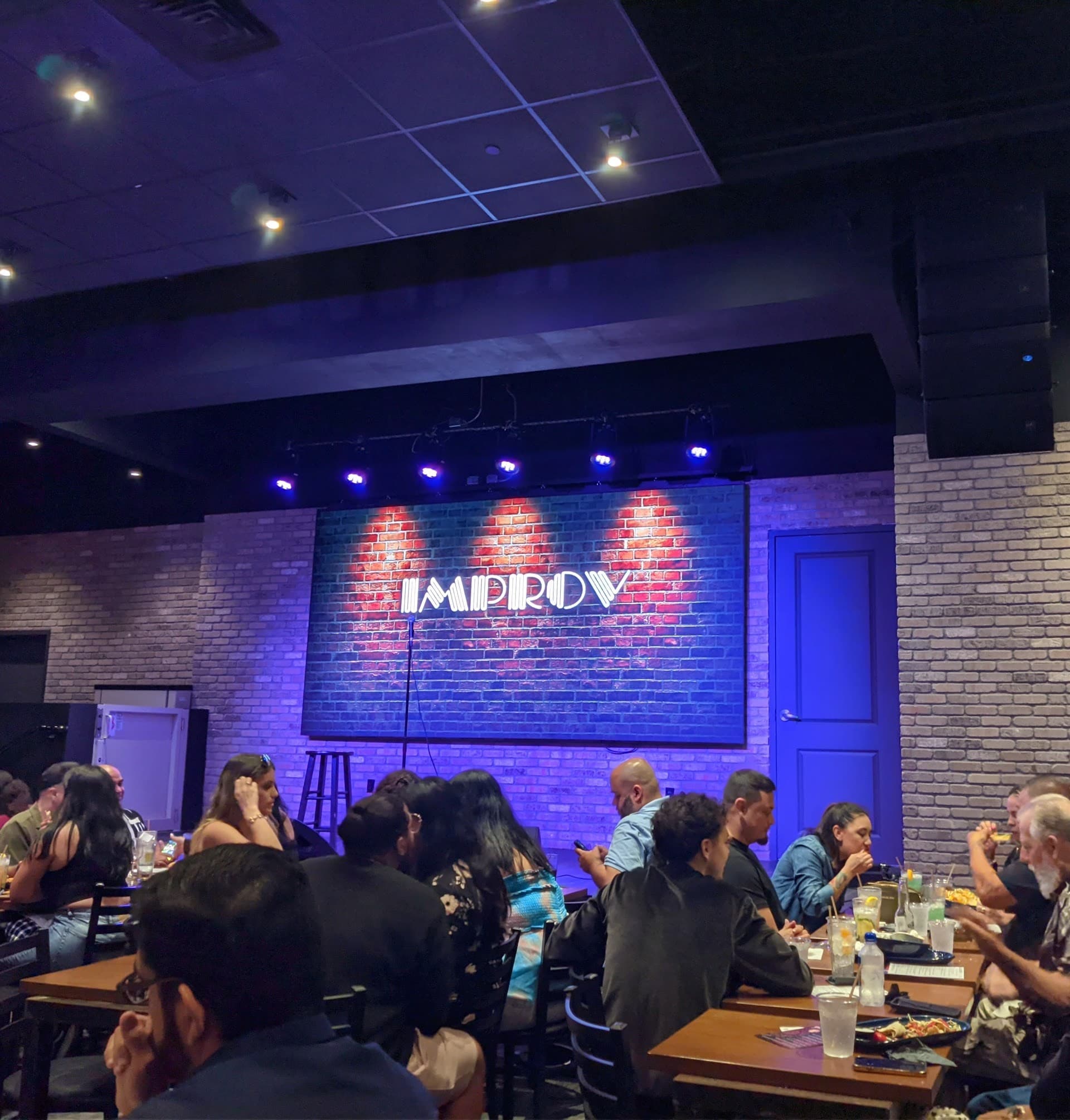 Miami Improv Comedy Club interior scene in Doral