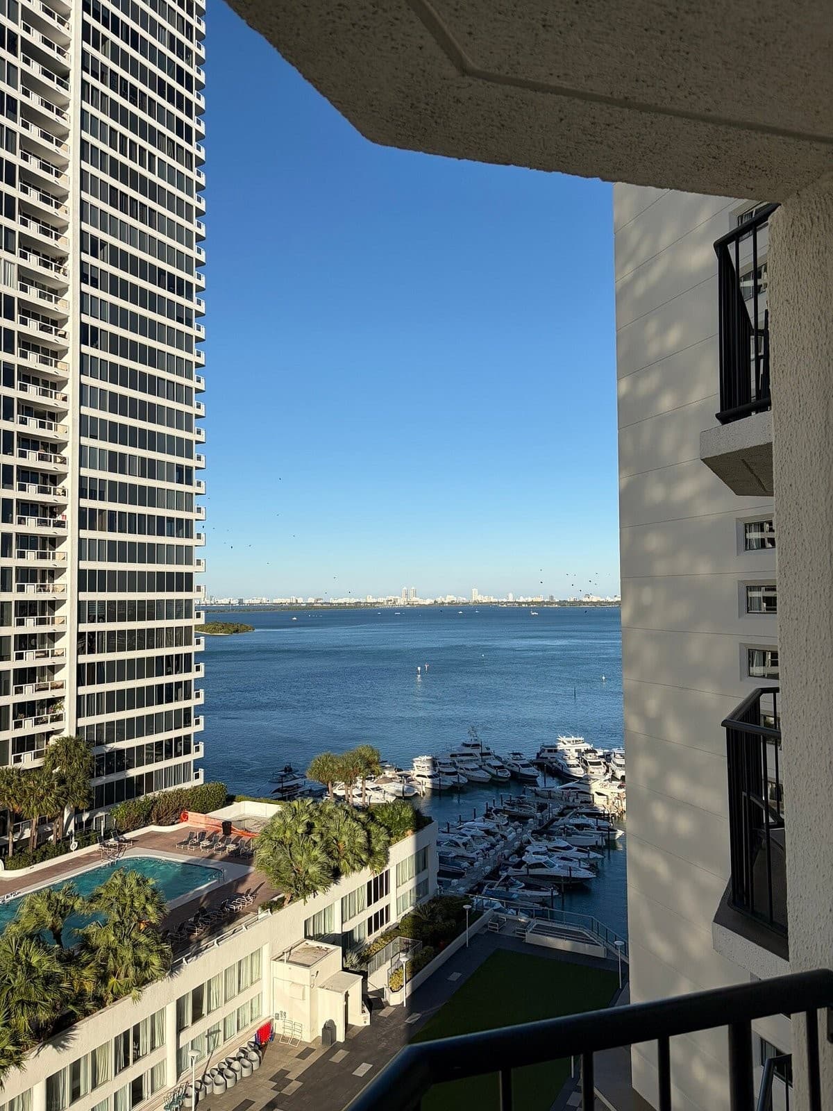 Scenic view from Miami Marriott Biscayne Bay hotel