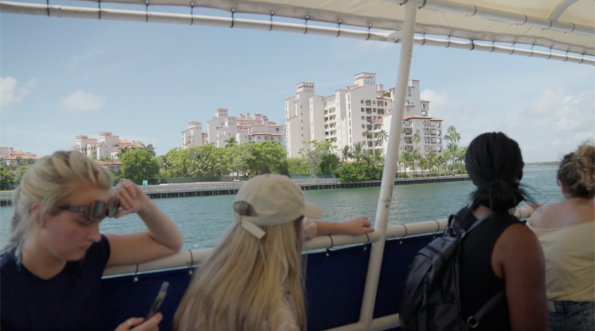 Miami Skyline Cruises view of waterfront buildings