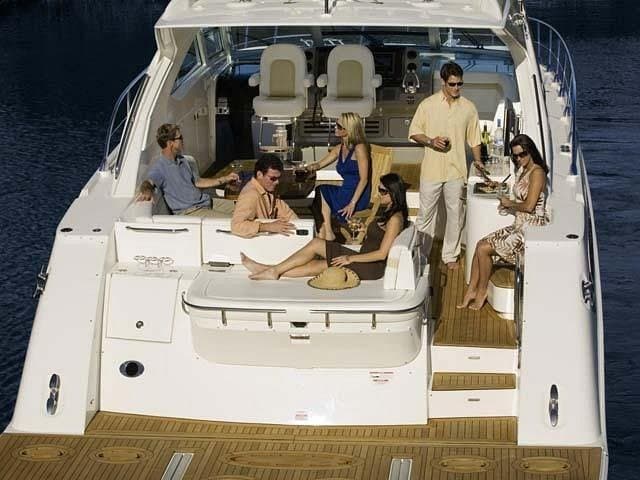 Group enjoying Miami Yacht Adventures on a luxury yacht