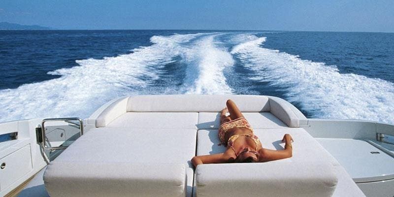 Relaxing on a yacht in Miami Yacht Adventures