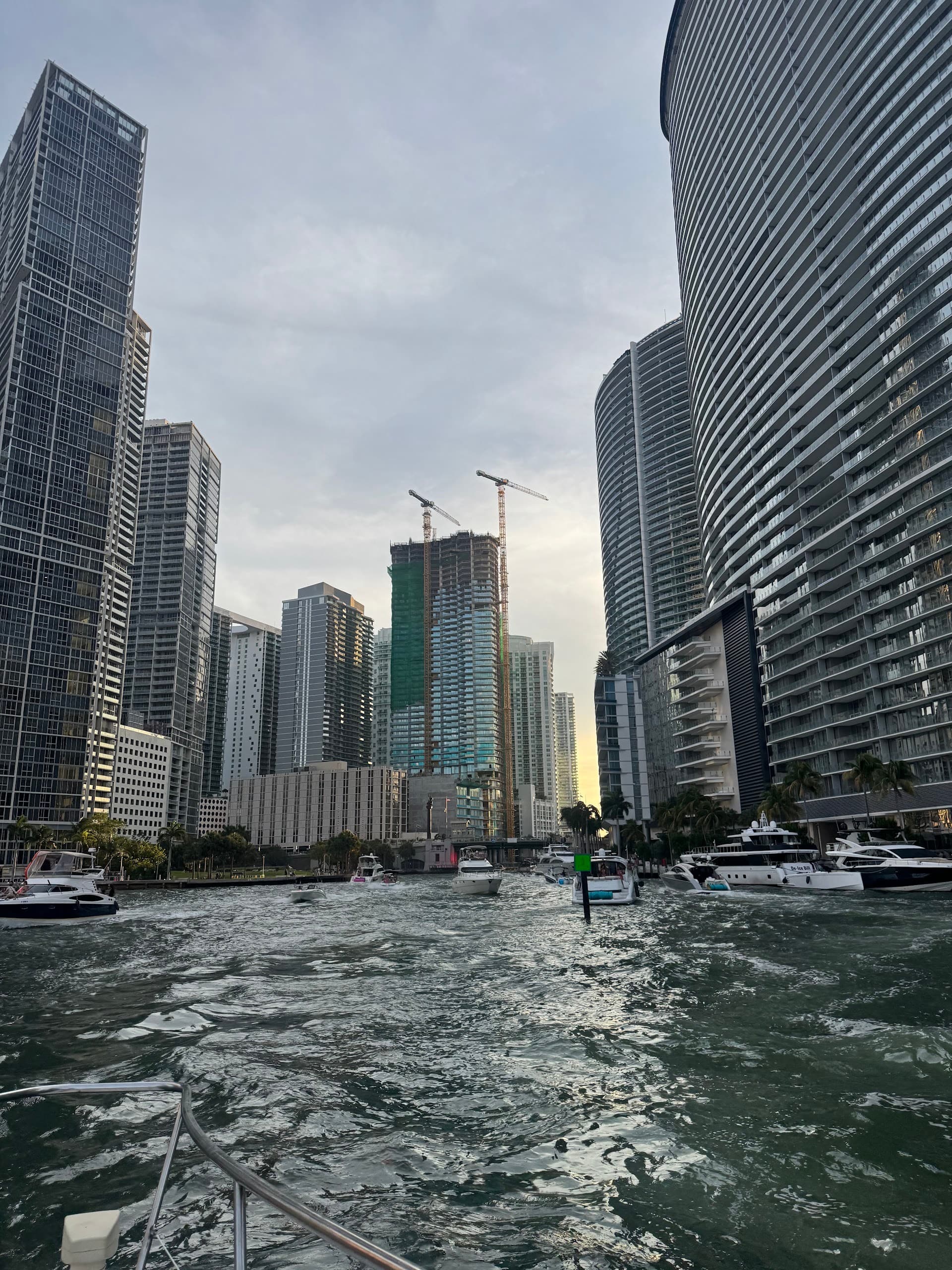Miami Yacht Adventures scenic view of Miami skyline