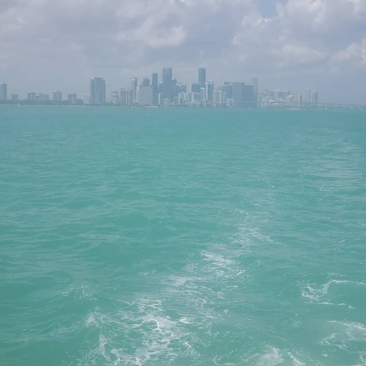 Miami Yacht Adventures scenic view of Miami skyline