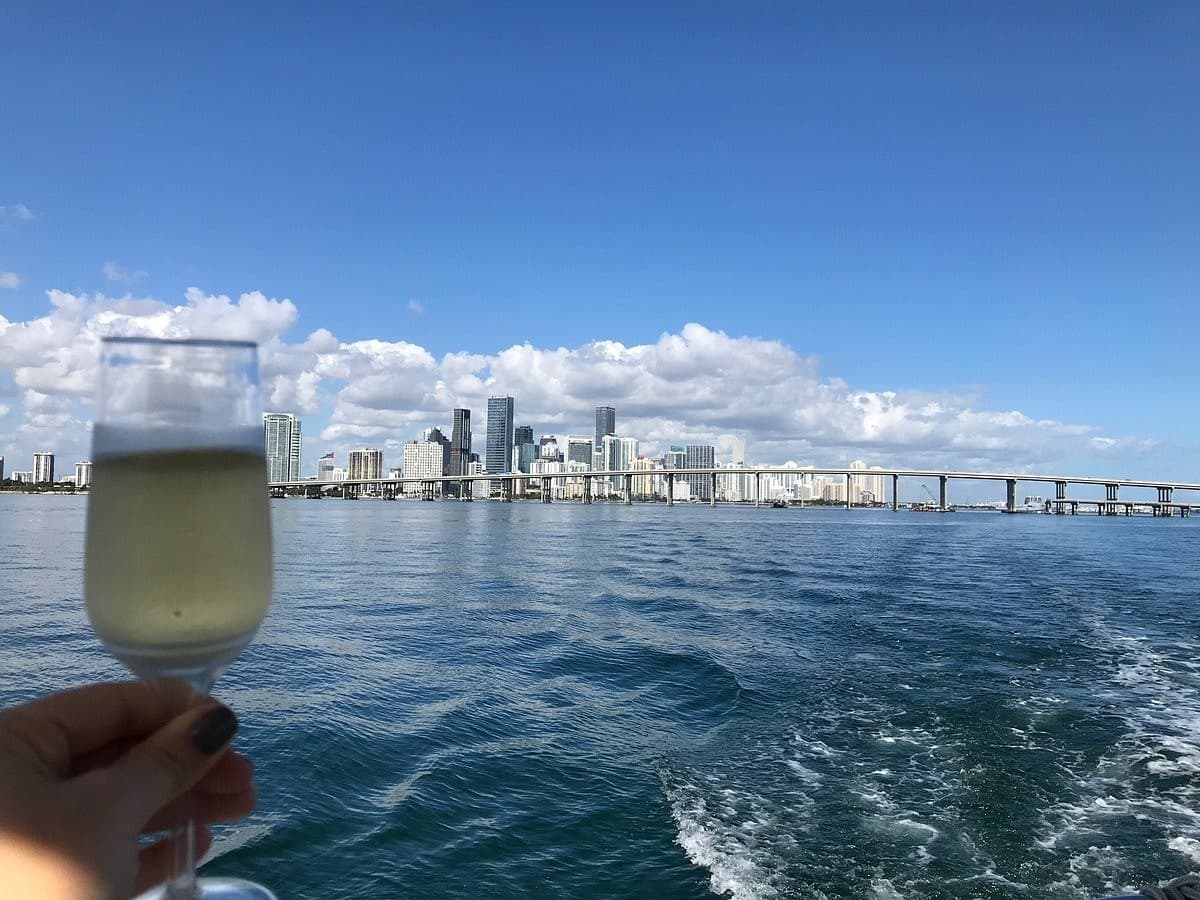 Miami Yacht Adventures scenic view with skyline