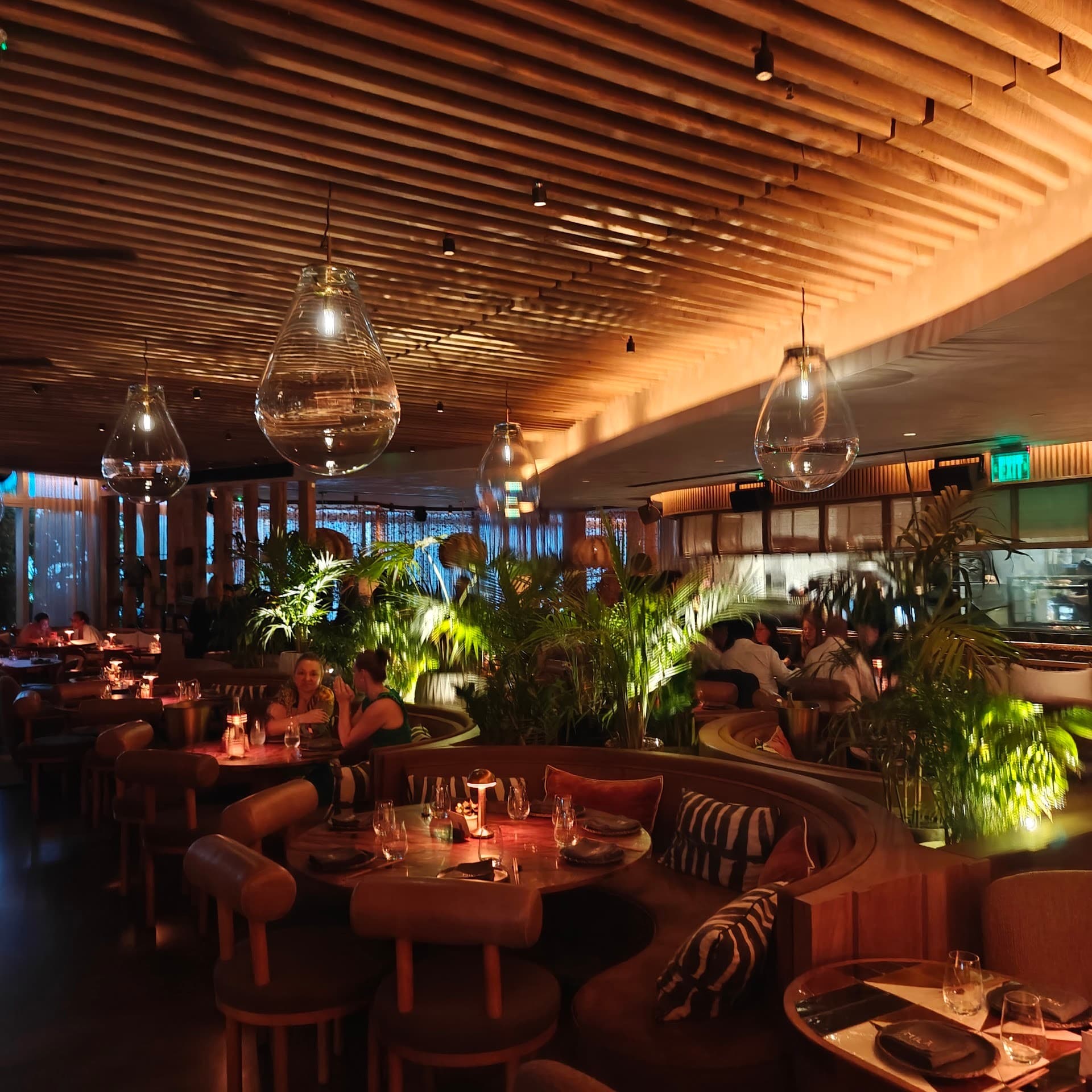 MILA dining room ambiance in Miami Beach