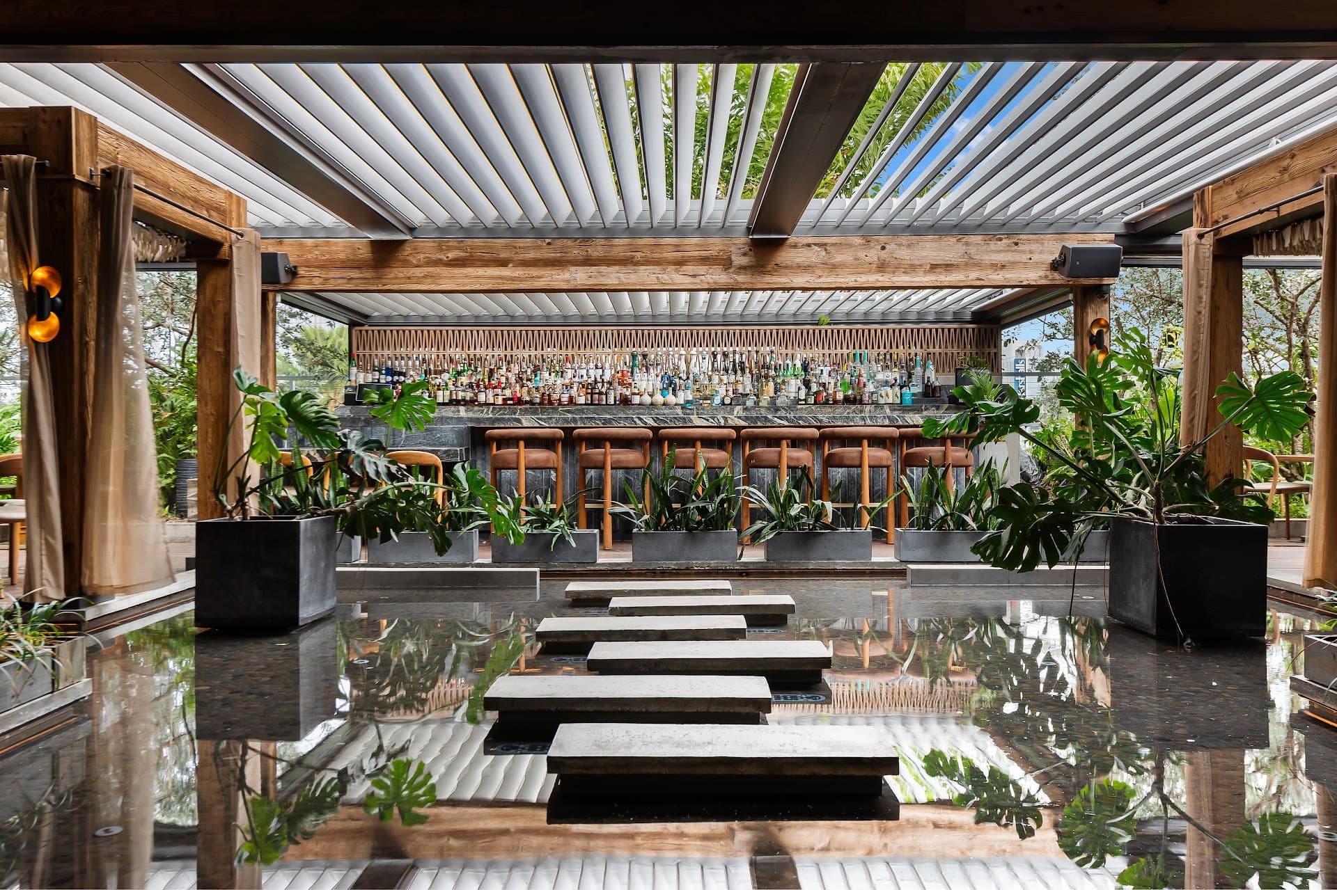 MILA restaurant interior view Miami Beach