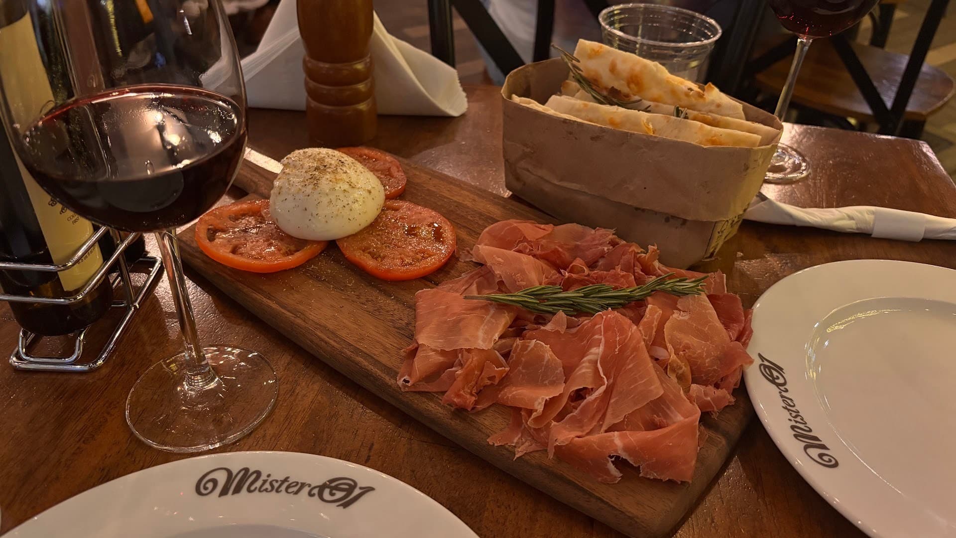 Italian dish at Mister O1 Extraordinary Pizza in Miami