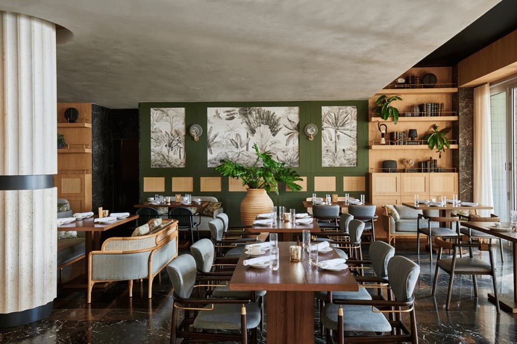 Dining area at Mondrian South Beach Miami Beach