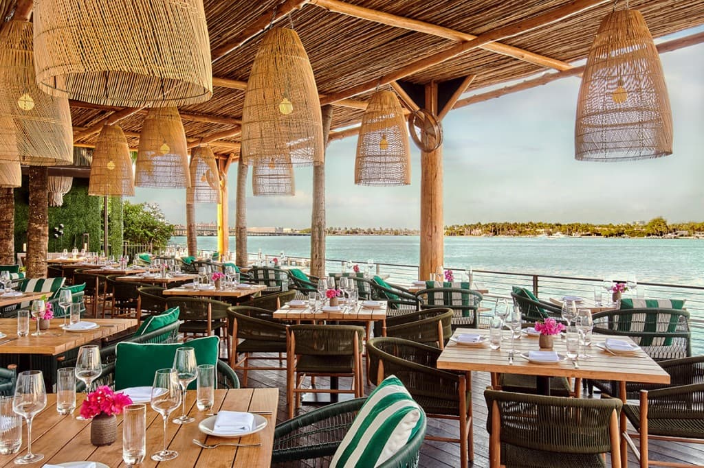 Dining area at Mondrian South Beach Miami Beach