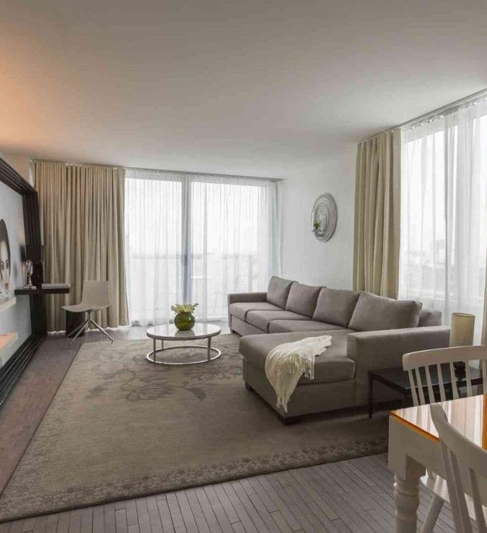 Modern room at Mondrian South Beach Miami
