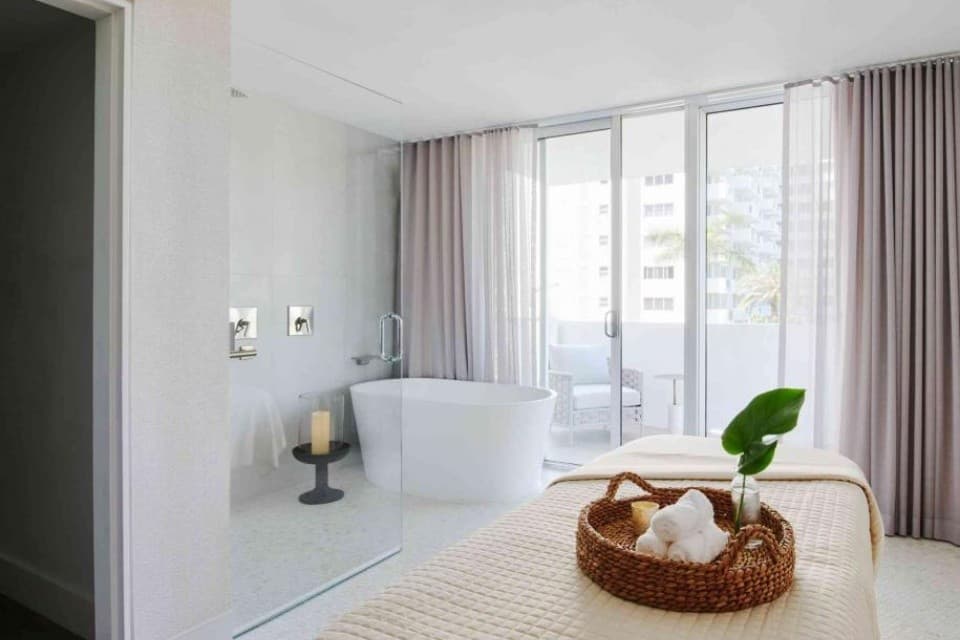Modern room at Mondrian South Beach Miami