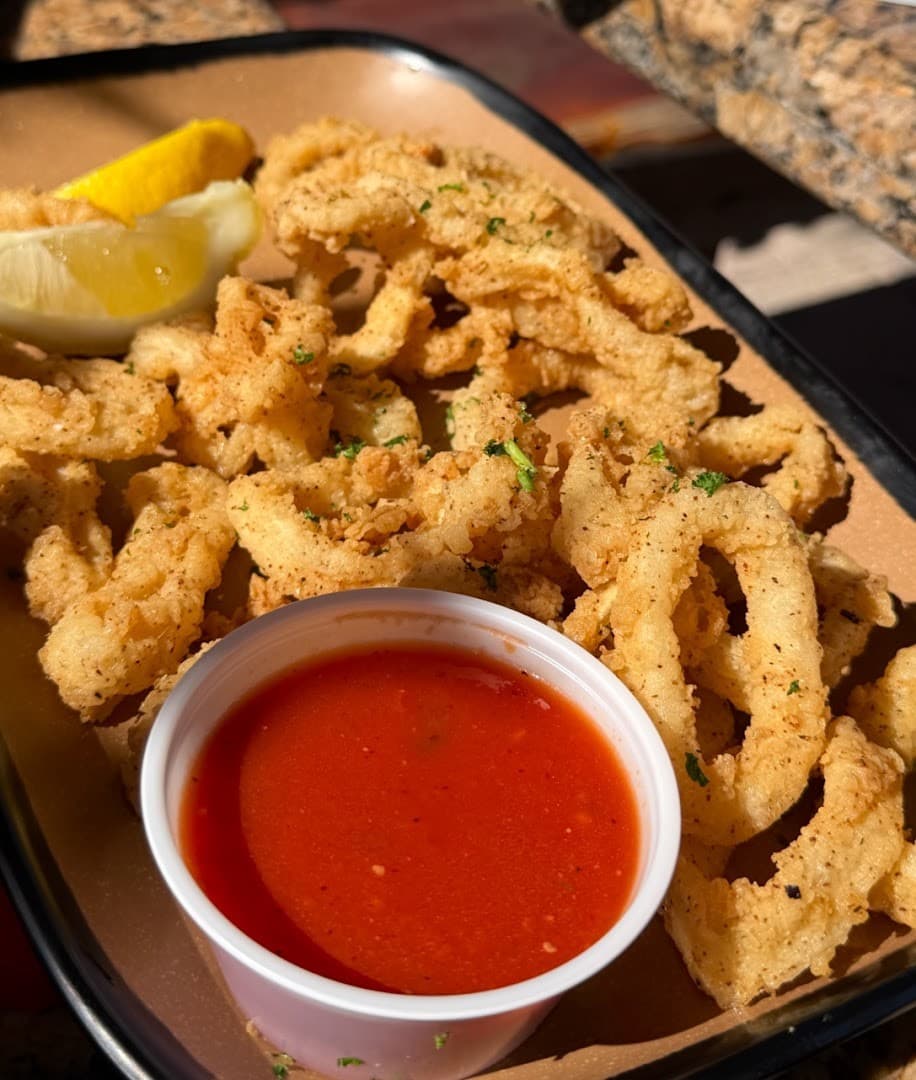 Fried calamari at Monty's Coconut Grove in Miami