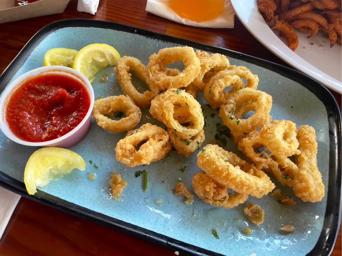Fried calamari at Monty's Coconut Grove in Miami