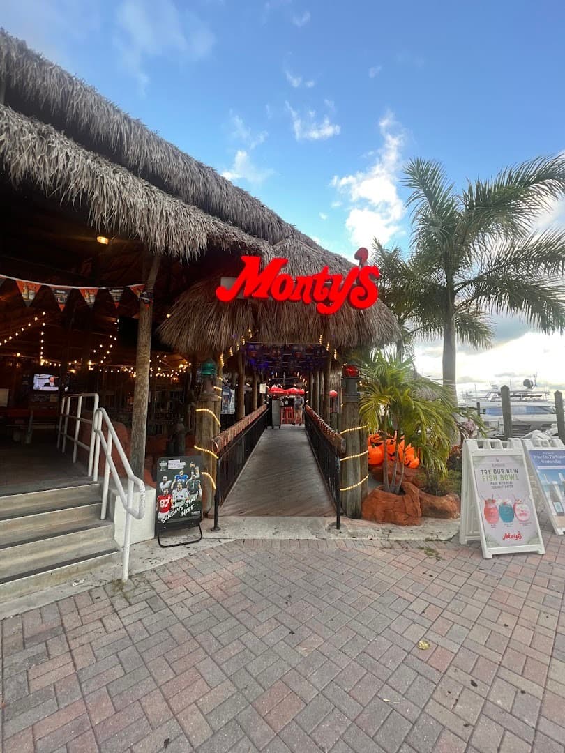 Monty's Coconut Grove entrance in Miami