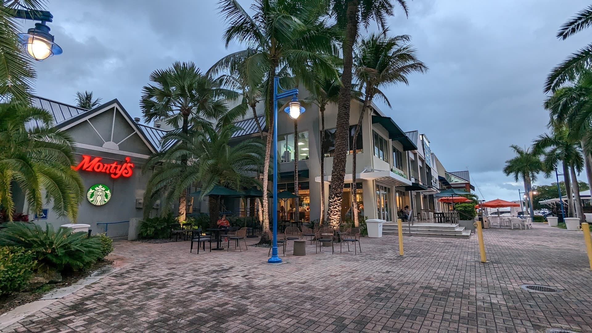 Monty's Coconut Grove restaurant exterior in Miami