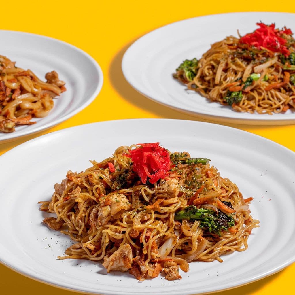 Delicious noodles at Moshi Moshi Brickell in Miami