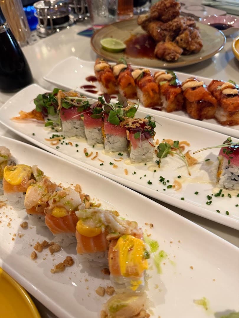 Sushi platter at Moshi Moshi Brickell in Miami