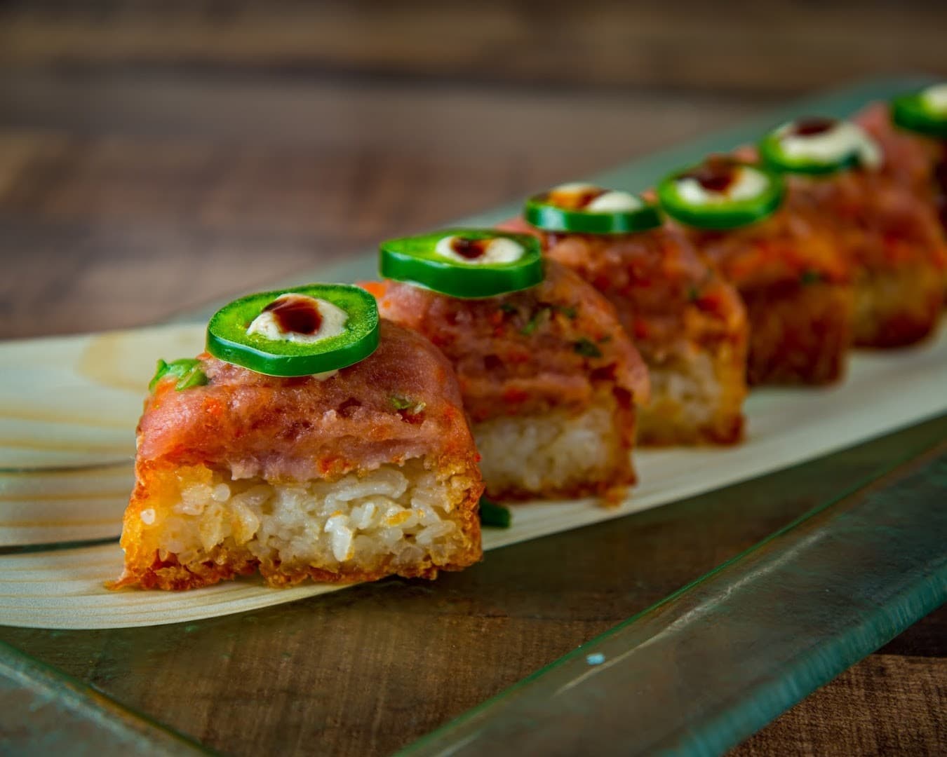 Sushi dish at Moshi Moshi Brickell in Miami