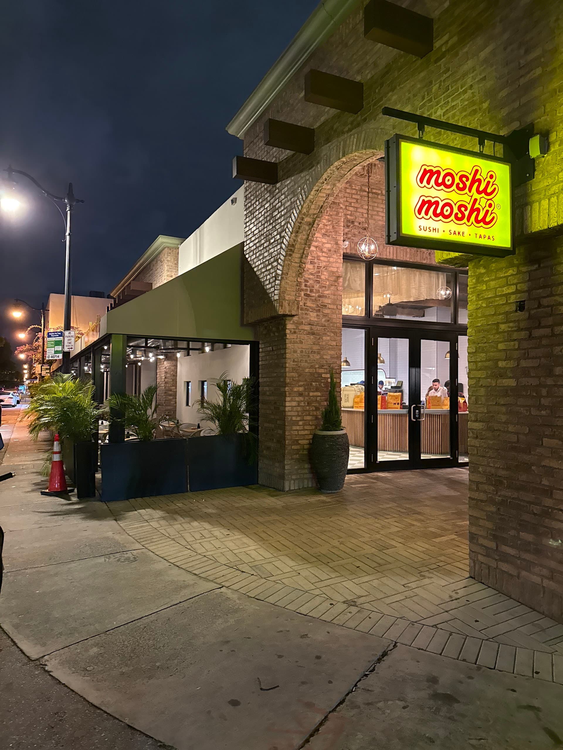 Moshi Moshi Brickell restaurant exterior in Miami