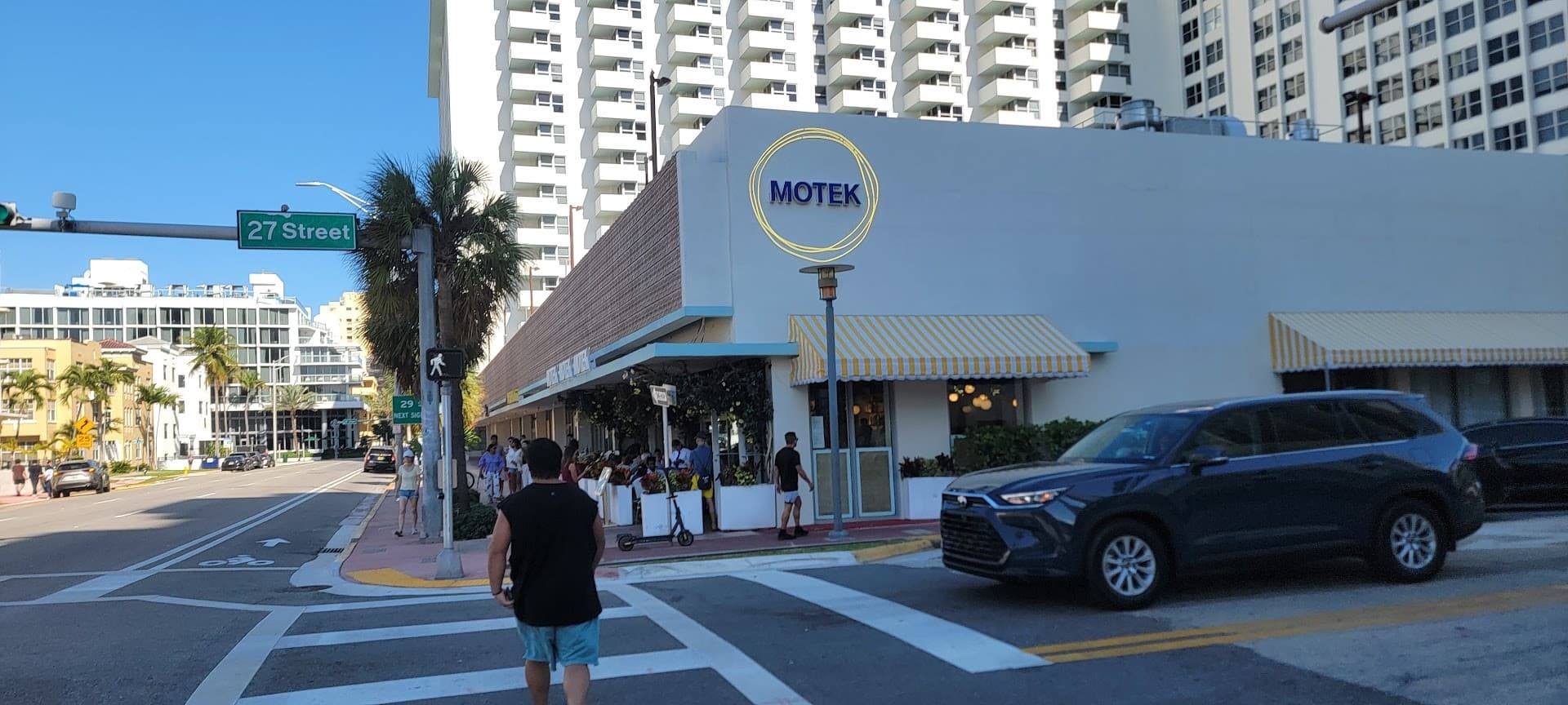 Motek Miami Beach restaurant exterior view