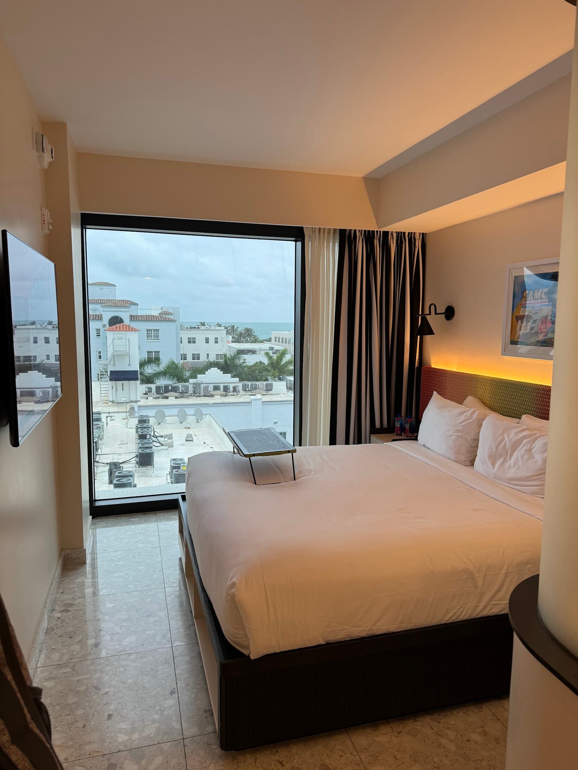 Moxy Miami South Beach guest room with city view
