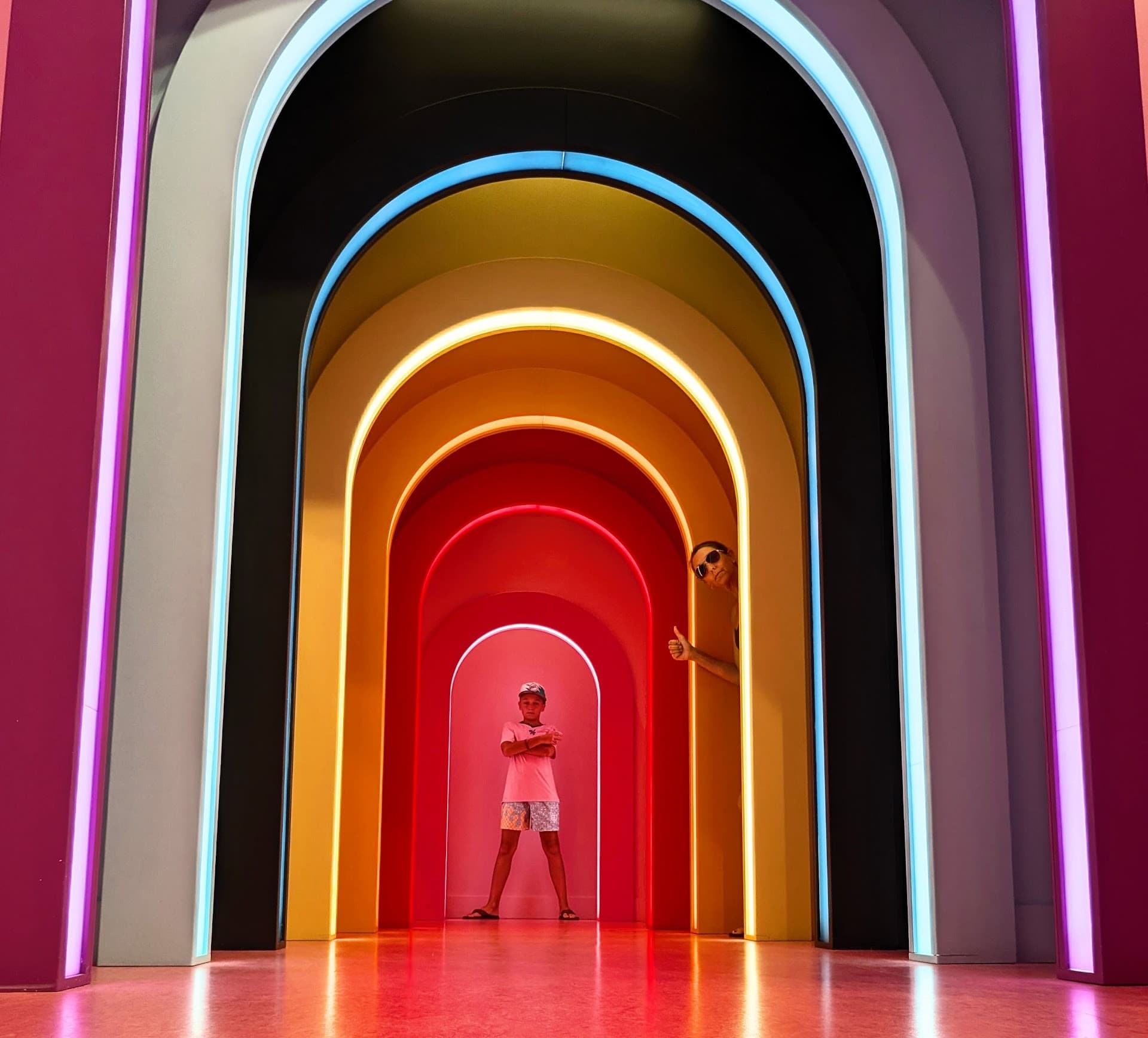 Colorful interior view at Museum of Ice Cream in Miami